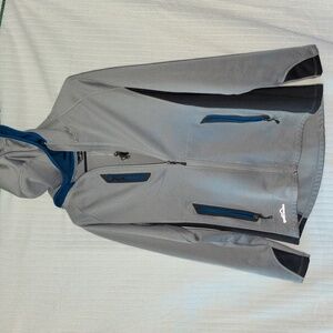 EDDIE BAUER EB245 WOMEN’S SPORT HOODED FULL ZIP FLEECE JACKET NWT SZ L